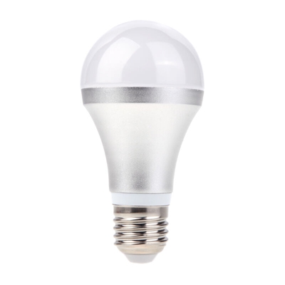 Asupermall - Lampadina LED E27 7W risparmio energetico lampada Ultra luminoso in alluminio bianco 85-265V,bianca