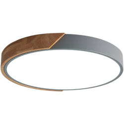 AC220-240V 24W LED Plafoniera circolare circolare per corridoio Scala Corridoio Balcone Soggiorno Camera da letto,Grigio | tipo 1 características