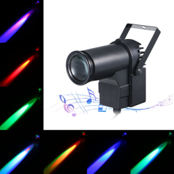 AC110-240V 15W RGB LED Mini Spot Lampada Stage Light Apparecchio di illuminazione supportato Attivato controllo / Auto-running Modalita di lavoro per en oferta