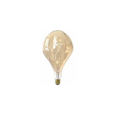 Calex Organic - Lampada LED dimmerabile, in vetro, 6 W, colore: oro, taglia unica