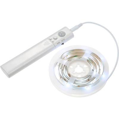 Blusea - Sensore di movimento PIR sensibile S-trip Light Cabinet Lamp con modalita di commutazione automatica e manuale 2 modalita di commutazione