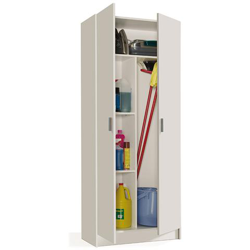 Armadio Portascope 2 Ante 73x37xh180cm Bianco 007142o en oferta
