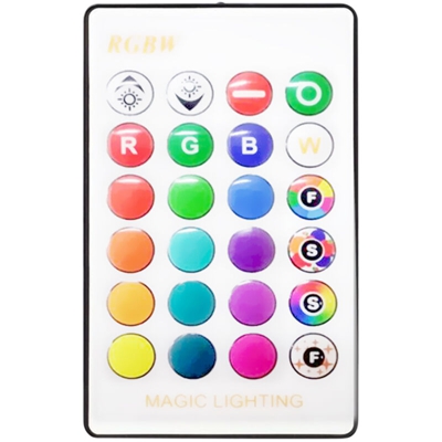 Asupermall - Telecomando IR a 24 tasti per luce,a distanza