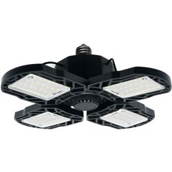 Asupermall - Il garage ha condotto la lampada da soffitto pieghevole deformabile principale deformabile principale E27 per illuminazione garage / en oferta