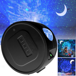 Asupermall - Proiettore di luce notturna con luce di proiezione di cielo stellato oceanico,Nero | TIPO 2 + en oferta