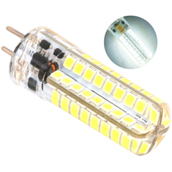 GY6.35 Silicone SMD2835 72 Diodo a emissione luminosa AC / DC12V Lampadina di mais Lampada di mais per lampadario di cristallo Accessori per lampade en oferta