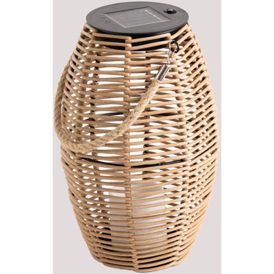 SKLUM Lampada da tavolo LED solare da esterno Vanir Rattan