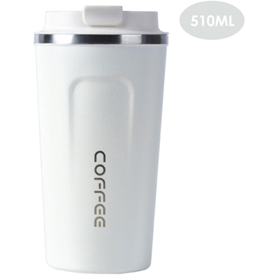 Tazza di caffe, tazza, vetro | bianco, di grandi dimensioni, 510ml - bianco, di grandi dimensioni, 510ml