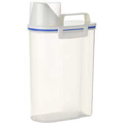 lattine sigillate plastica, serbatoi di conservazione degli alimenti, cereali scatola di immagazzinaggio, grande 2L bianco características