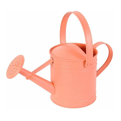 Innaffiatoio in metallo verniciato 3 litri colore arancio