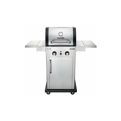 Char-Broil Professional Serie 2200 S - Griglia Barbecue a Gas con 2 Fuochi con Tecnologia TRU-Infrared, Finitura Acciaio Inossidabile