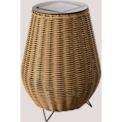 SKLUM Lampada solare da tavolo per esterni Renji NATURAL Rattan PE precio