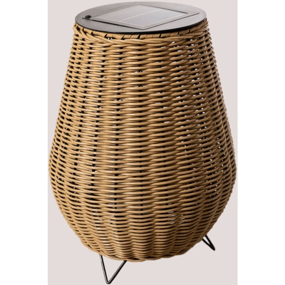 SKLUM Lampada solare da tavolo per esterni Renji NATURAL Rattan PE