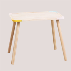 SKLUM Tavolo rettangolare in legno (60x40 cm) Kandy Kids Pino Legno Naturale en oferta