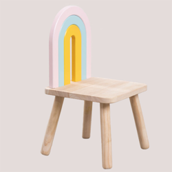 SKLUM Sedia in legno per bambini Mini Rainbow Legno di gomma - MDF Legno Naturale características