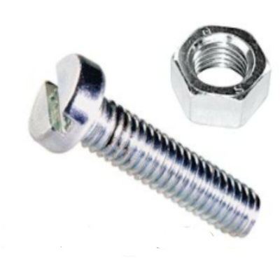 Oreca - 13 Viti Per Metallo Testa Cilindrica 4X16Mm Con Dado Esagonale *