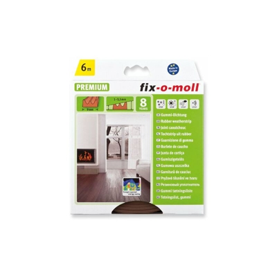 FIX-O-MOLL Guarnizione Espansa Adesiva Porte/Finestre Sezione E 4 x 9 Mm Marrone 6 M