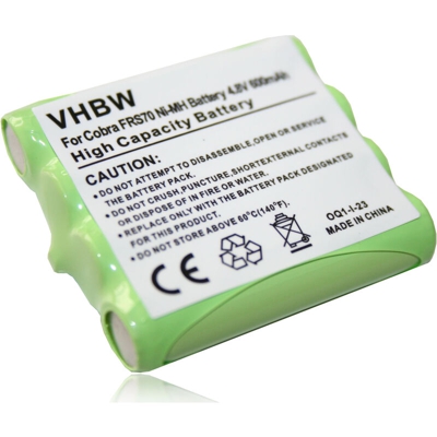 vhbw batteria compatibile con Switel WT237 radio (600mAh, 4,8V, NiMH)