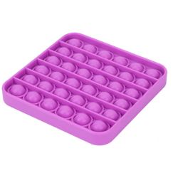 Silicone push Bubble giocattoli sensoriali | piazza, viola - piazza, viola precio