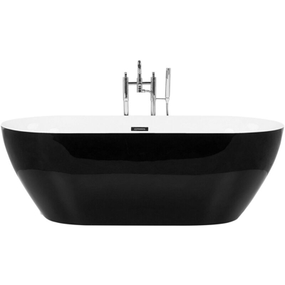Vasca da bagno freestanding 150 cm nero CARRERA