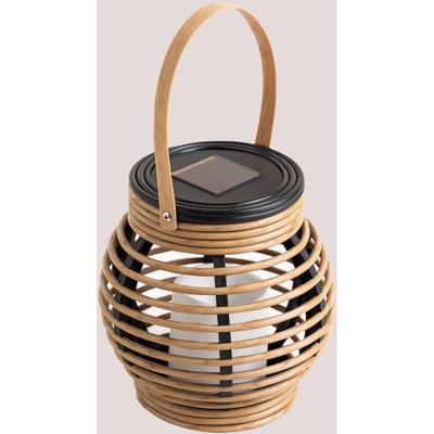SKLUM Lampada da tavolo solare da esterno Barus NATURAL Rattan
