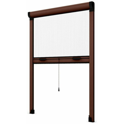 Zanzariera a rullo 'Gold roll' per porte e finestre adattabile su misura in kit -VERTICALE / 80 X H 250 CM / MARRONE precio