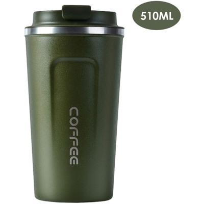Tazza di caffe, tazza, vetro | verde, di grandi dimensioni, 510ml - verde, di grandi dimensioni, 510ml