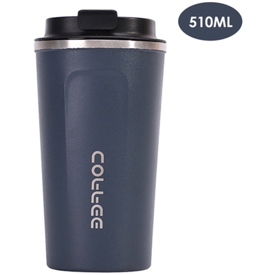Tazza di caffe, tazza, vetro | blu scuro, di grandi dimensioni, 510ml - blu scuro, di grandi dimensioni, 510ml