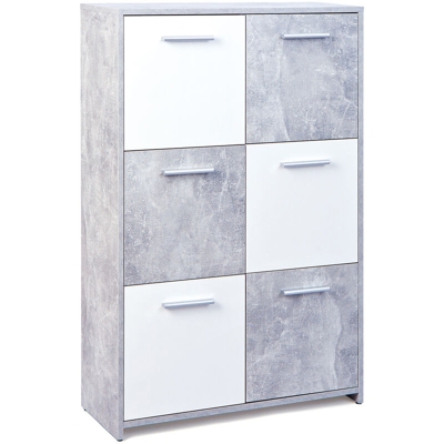 Mobiletto Malinus Laminato Bianco/Beton