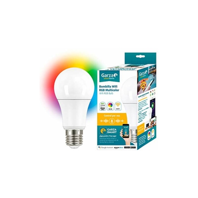 Smart lampadina RGB lampadina LED, 9Â W, Bianco, 70Â x 135Â mm - Garza