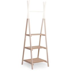 CHILDHOME Appendiabiti Grande Tipi in Legno - Beige características