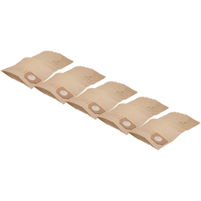 vhbw 50x sacchetti compatibile con Hoover H45 Bag, S4270, S4276, S4282, S4290, S4292, S4308, SX2045, SX3066 aspirapolvere - in carta, marrone
