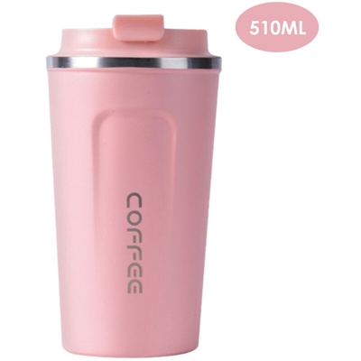 Tazza di caffe, tazza, vetro | rosa, di grandi dimensioni, 510ml - rosa, di grandi dimensioni, 510ml