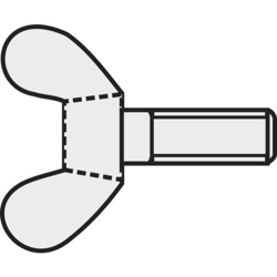 827811 Viti a farfalla M5 16 mm DIN 316 Acciaio zincato 10 pz. - Toolcraft características