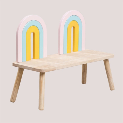 SKLUM Panca in legno per bambini Mini Rainbow Legno di gomma - MDF Legno Naturale