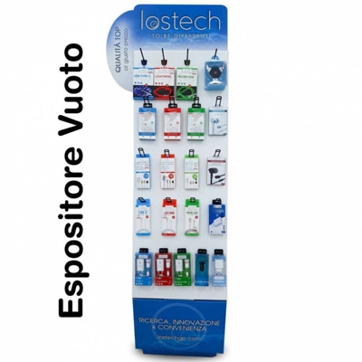 Lostech Espositore Monofacciale Cm.45X18X170H