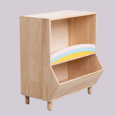 SKLUM Mensola in legno Rainbow Kids Pino Legno Naturale