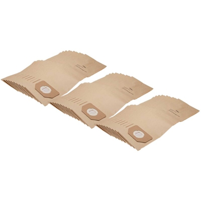 vhbw 30x sacchetti compatibile con Hoover H45 Bag, S4270, S4276, S4282, S4290, S4292, S4308, SX2045, SX3066 aspirapolvere - in carta, marrone