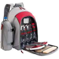 LIVOO Feel good moments - SE970B Zaino da picnic isolato, 4 persone | 29 Accessori inclusi, Posate, Piatti, Piatti, Bicchieri, Asciugamani per pasti características
