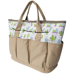 Cactus Garden Canvas stampa kit, borsa degli attrezzi da giardino, il colore del fango precio