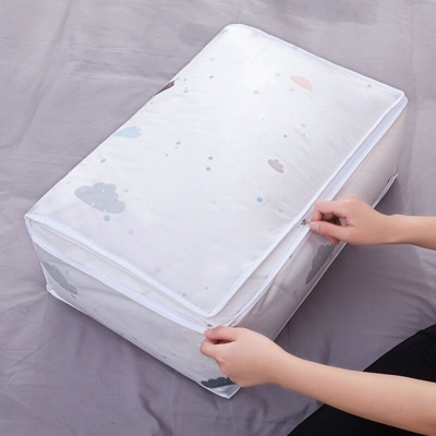 Borsa di stoccaggio trasparente trivetta tridimensionale, abbigliamento stampato inodore, grande sacchetto di stoccaggio antipolvere e umidità 57 *