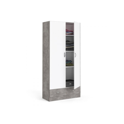 Kit Armadio Focus 2A 1Cass 79X35X170 Cem./Bia. en oferta