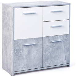 Credenza Nicolus Laminato Bianco 77X30X77 en oferta