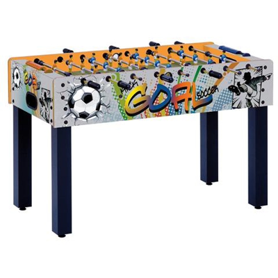 CalcioBalilla x interno F-1 con grafica GOAL con aste uscenti F1UGOAL