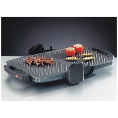 Bistecchiera Elettrica Rommelsbacher Mod. Comfort Grill Twinset Kg 2000 2000w