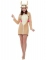 Costume vestitino da lama con cappuccio per donna