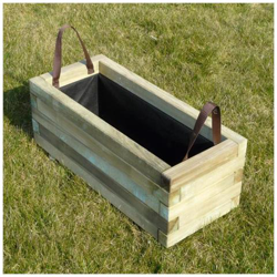 Fioriera Bac In Legno Pino Impregnato 90x40 Solid en oferta