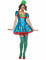 Costume clown donna con calze verdi características
