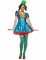 Costume clown donna con calze verdi