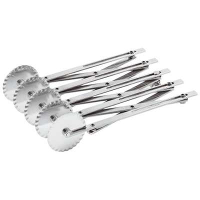 Rullo Taglia Pasta Estensibile Gr580 Lame Ondulate Inox